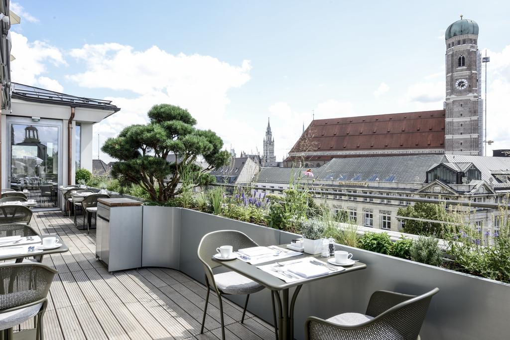 호텔 바이에른 호프 뮌헨 외부 사진 The Terrace at the Mandarin Oriental Munich